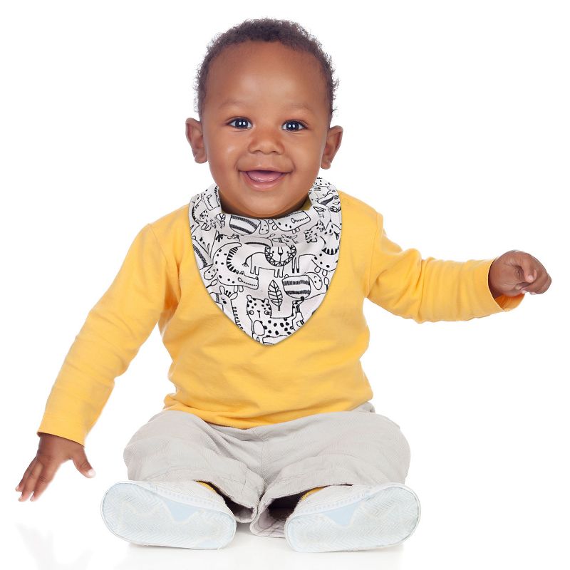 The Peanutshell Bandana Cotton Baby Drool Bibs for Boys and Girls, 5 of 8