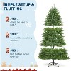 Acekool Prelit Green North Valley Spruce Tree, Artificial Pine with Stand, Two Lighting Effects, Indoor Holiday Decoration - 4 of 4