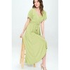 WEST K Women's Georgia Faux Wrap Dress with High-Low Hem and Tie Waist - 3 of 4