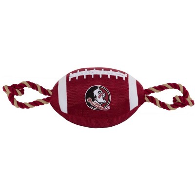 NCAA Florida State Seminoles Nylon Football Dog Toy