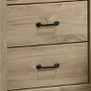 GlasFlength Nightstands Nightstand Modern Bedside Table with Storage Drawer and Open Wood Shelf for Room Modern, Beige, 18"*22"*25" - 3 of 4
