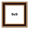 PosterPalooza | Square Weathered Gold Picture Frame - UV Acrylic, Foam Board Backing, Hanging Hardware - 2 of 4
