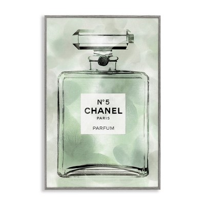 Stupell Industries Minimal Glam Brand Perfume Black Framed Giclee Art