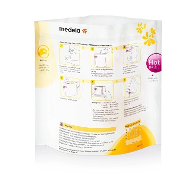 target medela steam bags