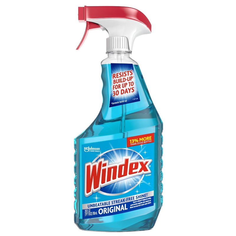 Windex Original Blue Glass Cleaner Spray - 26 fl oz, 5 of 16