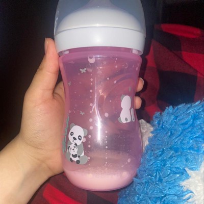 Philips Avent Natural Baby Bottle with Natural Response Nipple - Pink Panda  Design - 9oz/3ct - Yahoo Shopping