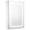 vidaXL LED Bathroom Mirror Cabinet 19.7 in.x5.1 in.x27.6 in. - 2 of 4