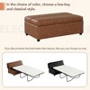 CAVINAS Modern Convertible Ottoman Bench with Folding Guest Bed,Elegant Design Multifunctional Folding Bench for Study,Living Room - 2 of 4