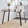 NicBex Dining Table for 4 Morden 51" Glass Dining Table Dining Room Table with Glass Tabletop and Metal Legs for Dining Room - 3 of 4