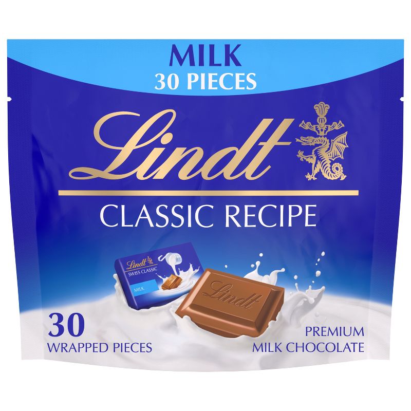 Lindt Classic Recipe Milk Chocolate Candy Pouch - 30ct/6oz, 1 of 7