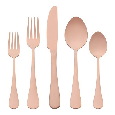 REGALWOVEN Stainless Steel Mirror Polished Flatware Cutlery Set 20 Piece