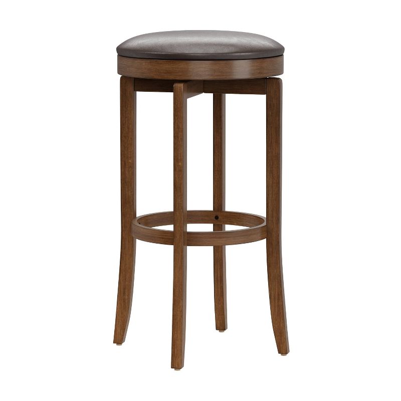 31&#34; Brendan Backless Hardwood Counter Height Barstool Brown/Cherry - Hillsdale Furniture, 1 of 10
