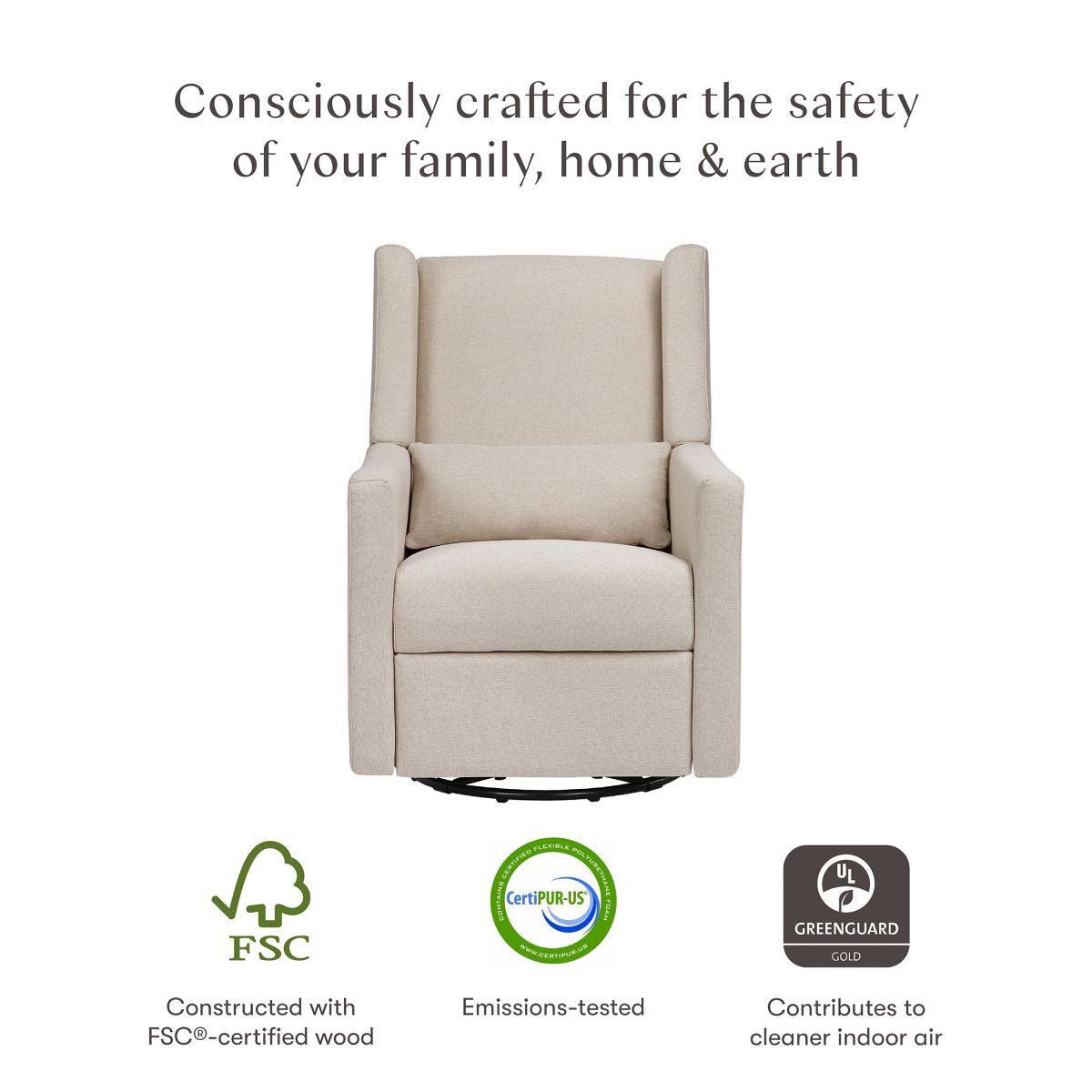 Babyletto Kiwi Recliner and Swivel Glider - thumbnail 10