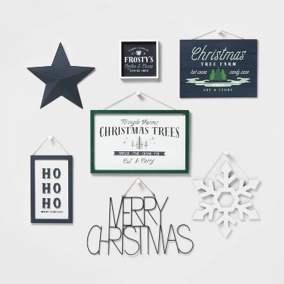 7pc Farmhouse Green Sign Kit - Wondershop™