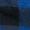 plaid black & navy