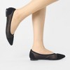 Allegra K Women's Closed Pointed Toe Slip-On Mesh Ballet Flats - 2 of 4