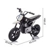 24V 200W Kids Ride On Motocross Motorcycle, Adjustable speed Electric Dirt Bike Toy with LED, Bluetooth, Music, Horn, Gift for Boys Girls - 3 of 4
