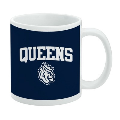 Queens University of Charlotte Primary Logo Ceramic Coffee Mug Novelty Gift Mugs for Coffee Tea and Hot Drinks 11oz White