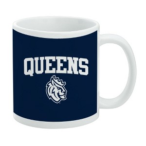 Queens University of Charlotte Primary Logo Ceramic Coffee Mug Novelty Gift Mugs for Coffee Tea and Hot Drinks 11oz White - 1 of 4