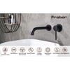 Wall Mount Faucet for Bathroom Sink or Bathtub, Single Handle 2 Holes Brass Rough-in Valve Included - 4 of 4
