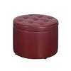 Designs4Comfort Round Shoe Ottoman - Breighton Home - 3 of 4