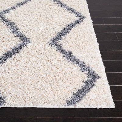 Luxe Boho Gray Round Hand-Knotted Shag Rug, 8' Diameter