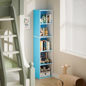 HOMLUX 5-Tier Cube Bookcase Bookshelf Storage Organizer Living Room, Bedroom, Kids Room - 1 of 4