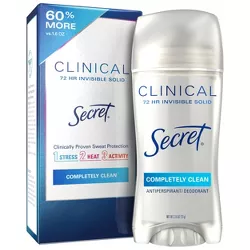 Secret Clinical Strength Completely Clean Invisible Solid Antiperspirant & Deodorant