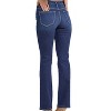 Women's Wo's Mid-rise Boot Cut With Back Slit Pants - mica denim - 2 of 2