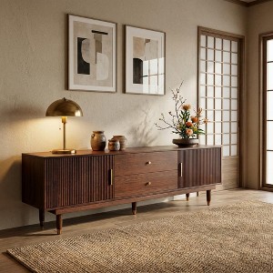 JVNOXK Modern Multi-Storage TV Console for 60