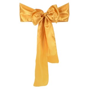 Unique Bargains Wedding Banquet Decorative Chair Sashes Ties Bows 10 Pcs - 1 of 4