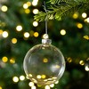 Northlight 4ct Clear Glass Ball Christmas Ornaments 4" - 2 of 4
