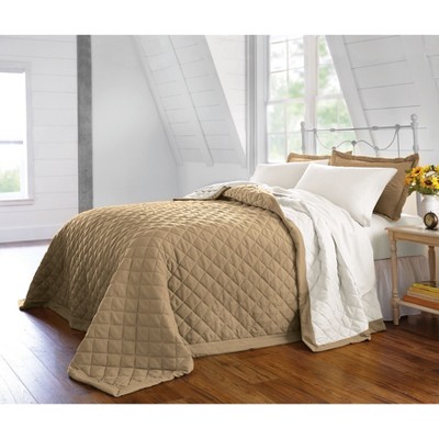 Terracotta Taupe Reversible Full Kids Bedspread Set