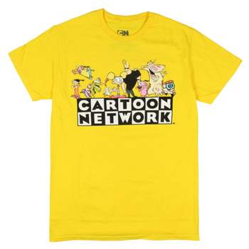 Cartoon Network Mens' Throwback Logo With Characters Graphic Print T-Shirt