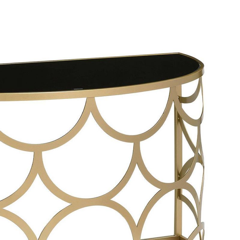54&#34; Altus Accent Table Gold Finish - Acme Furniture, 5 of 7
