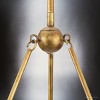 Urban Ambiance Luxury Eclectic Indoor Chandelier,  25-1/2''H x 28"W x 28''D,  Gold Ombre Finish, UHP4991 - 4 of 4