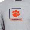 NCAA Clemson Tigers Men's Gray Long Sleeve T-Shirt - 3 of 3