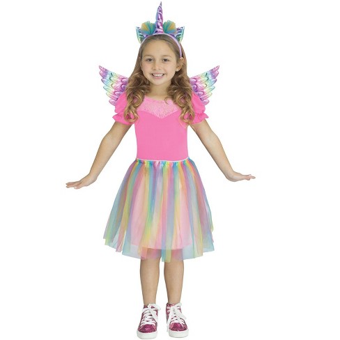 Fun World Unicorn Wing Set Child Costume Set (pastel), Standard : Target