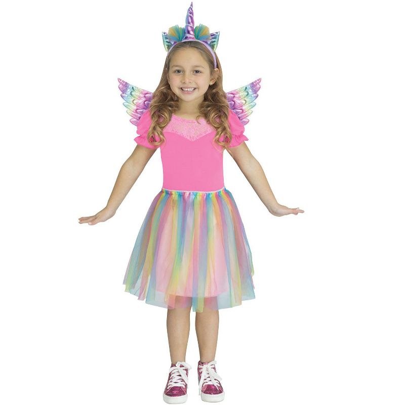Fun World Unicorn Wing Set Child Costume Set (Pastel), 1 of 3
