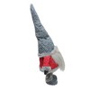 Northlight Bobbling Christmas Gnome with Metal Spring Frame - 23.25" - Red and Gray - 3 of 3