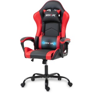 Bosmiller Ergonomic Gaming Chair Racing Style Office Chair, Computer Desk Chair, Swivel Reclining PU Leather PC Gamer Chair - 1 of 4