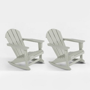 WestinTrends  Outdoor Patio Porch Rocking Adirondack Chair - 1 of 3
