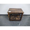 Cesicia  31.50'' W x 22.05'' D x 25'' H Brown Furniture Style Dog Crate Side Table on Wheels with Double Doors and Lift Top - 3 of 4