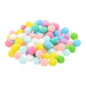 Unique Bargains Creative DIY Craft Decoration Home Art Supplies Pom Poms 0.8" - 1 of 4