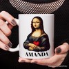 Valentine Style Mona Lisa Mug, Leonardo da Vinci Vintage Art Lover Gift (Non-Custom Only)| OrnamentallyYou - image 4 of 4