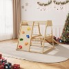 COZONY 8-in-1 Wooden Climber Playset for Kids, Indoor Outdoor Jungle Gym with Slide and Swing for Toddlers and Children - 3 of 4
