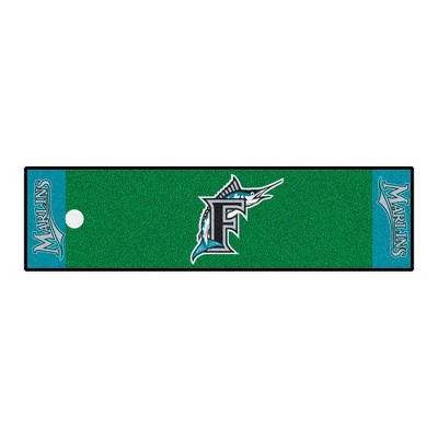 MLB Miami Marlins 1993 Retro Collection 1.5'x6' Putting Mat - Green