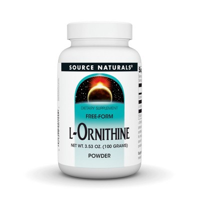 L-Ornithine Powder 100 Gram by Source Naturals, Inc.  -  3.53 oz Powder