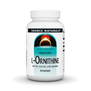 L-Ornithine Powder 100 Gram by Source Naturals, Inc.  -  3.53 oz Powder - 1 of 3