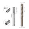 Unique Bargains Cobalt High Speed Steel Straight Flute Twist Drill Bit Tap and Bit Set - 2 of 3